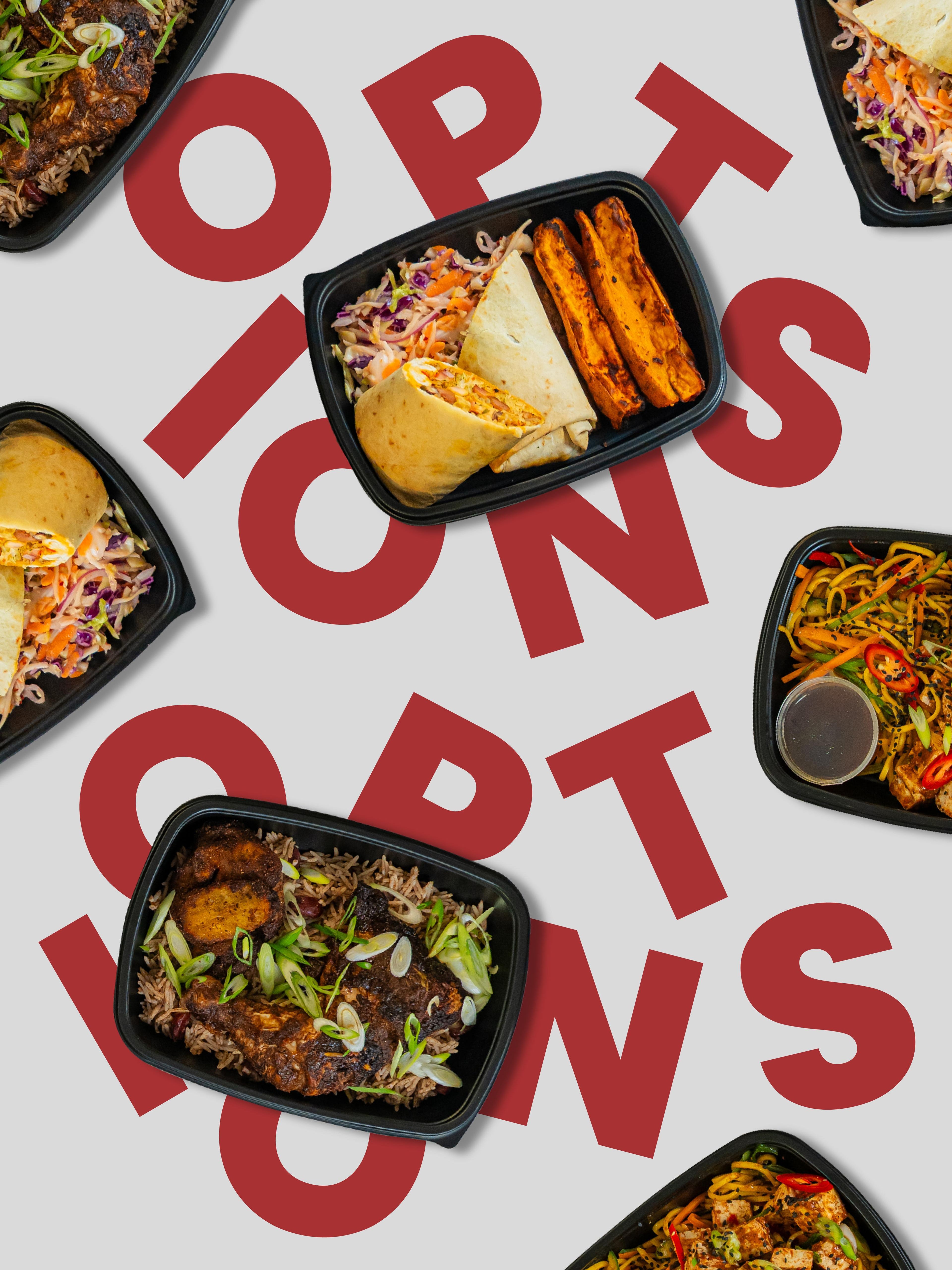 Selection of high-protein and low-carb meal prep corporate meals delivered in Peterborough for wellbeing and productivity