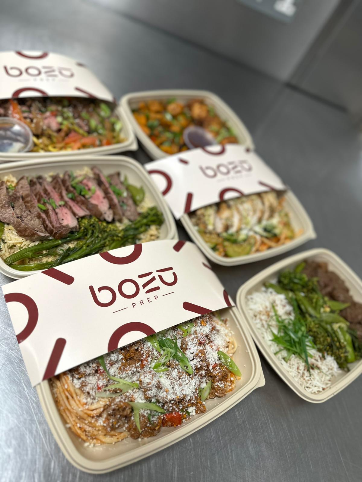 Selection of high-protein and low-carb meal prep corporate meals delivered in Plymouth for wellbeing and productivity
