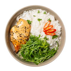 Chicken with Rice & Greens