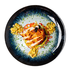 Grilled Chicken with Rice & Seasonal Vegetables