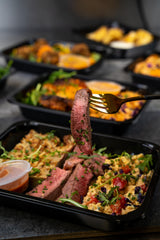 Beef with Mushrooms, Peas & Green Beans
